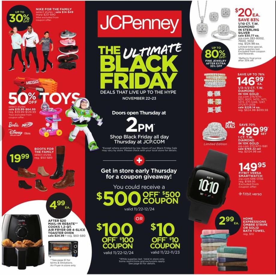 JCPenney Black Friday Ad Sale 2019