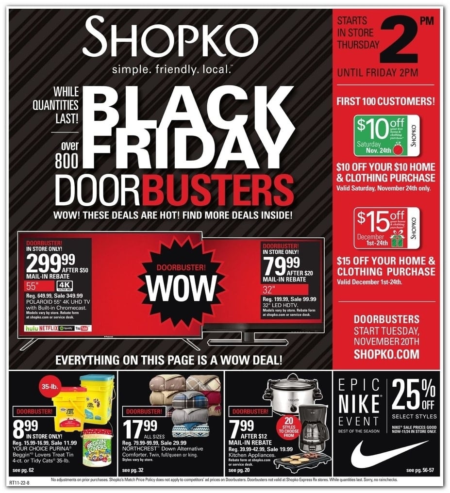 Shopko Black Friday Ad Sale 2020