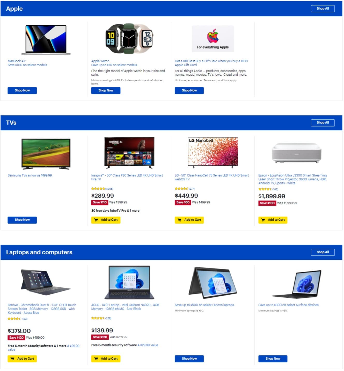 Best Buy Memorial Day Sale 2022