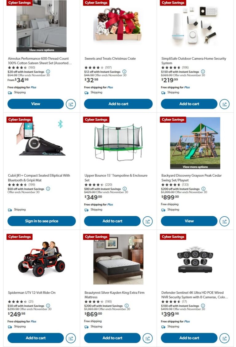 Sam’s Club Cyber Monday 2023 Deals