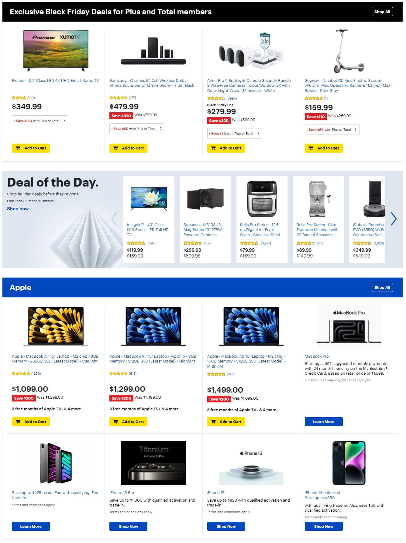 Best Buy PreBlack Friday Deals 2024