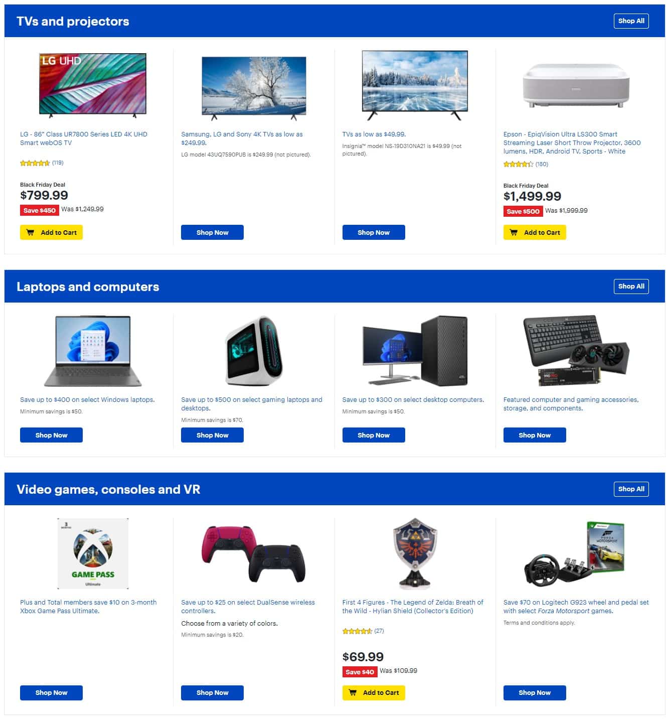 Best Buy PreBlack Friday Deals 2024