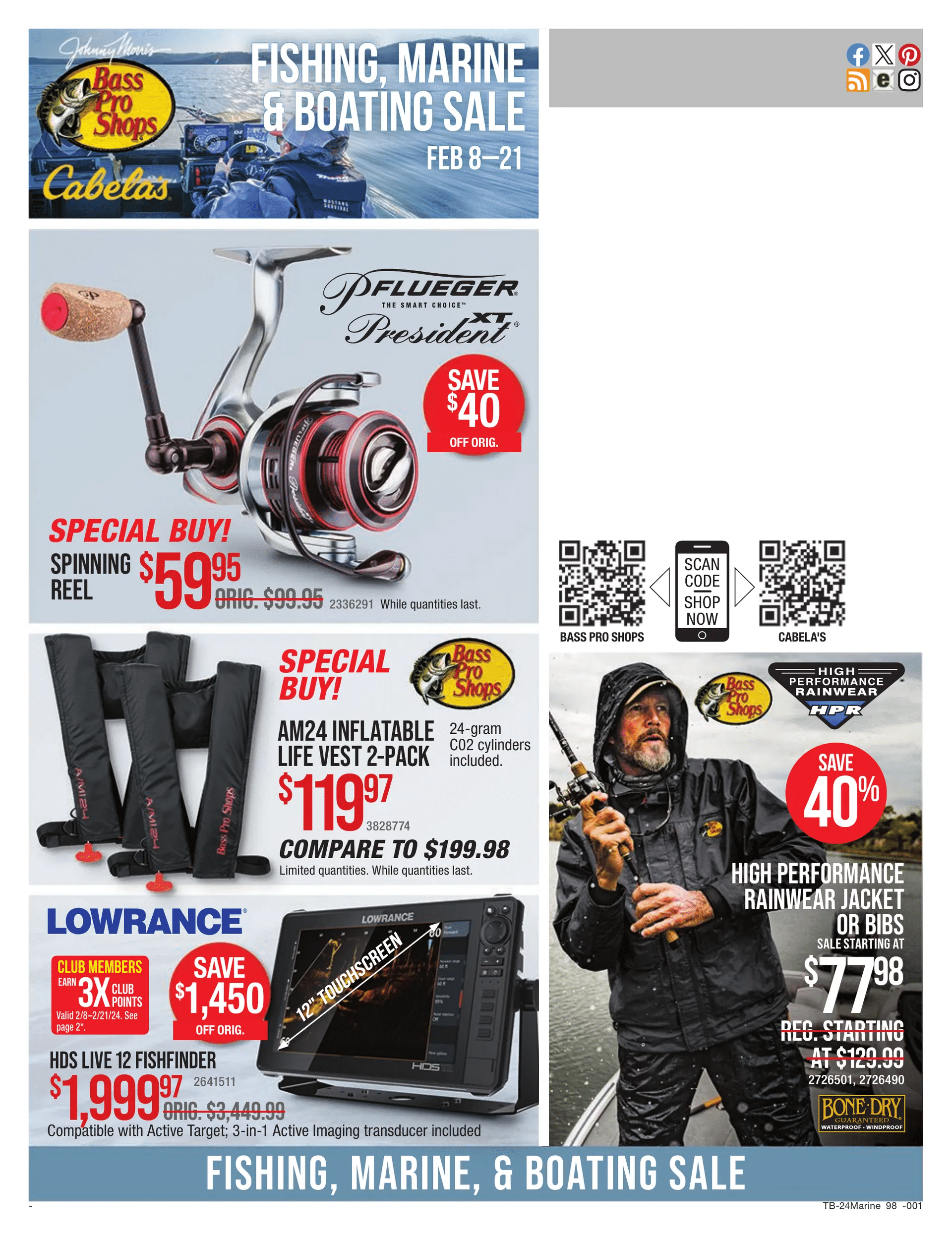 Bass Pro Shops Weekly Ad February 8 - February 21, 2024. Fishing ...