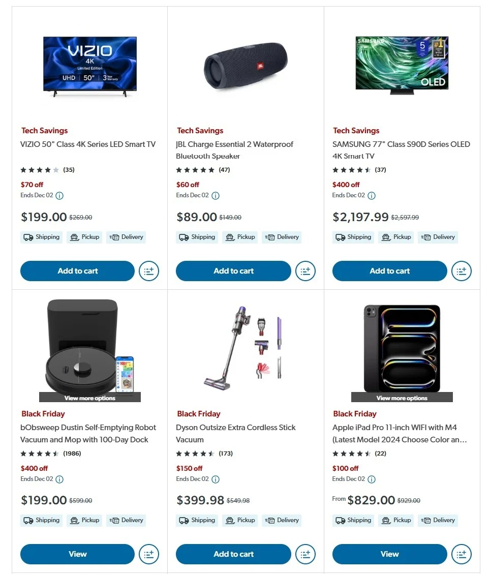 Sam's Club Black Friday 2025 Ad Sale