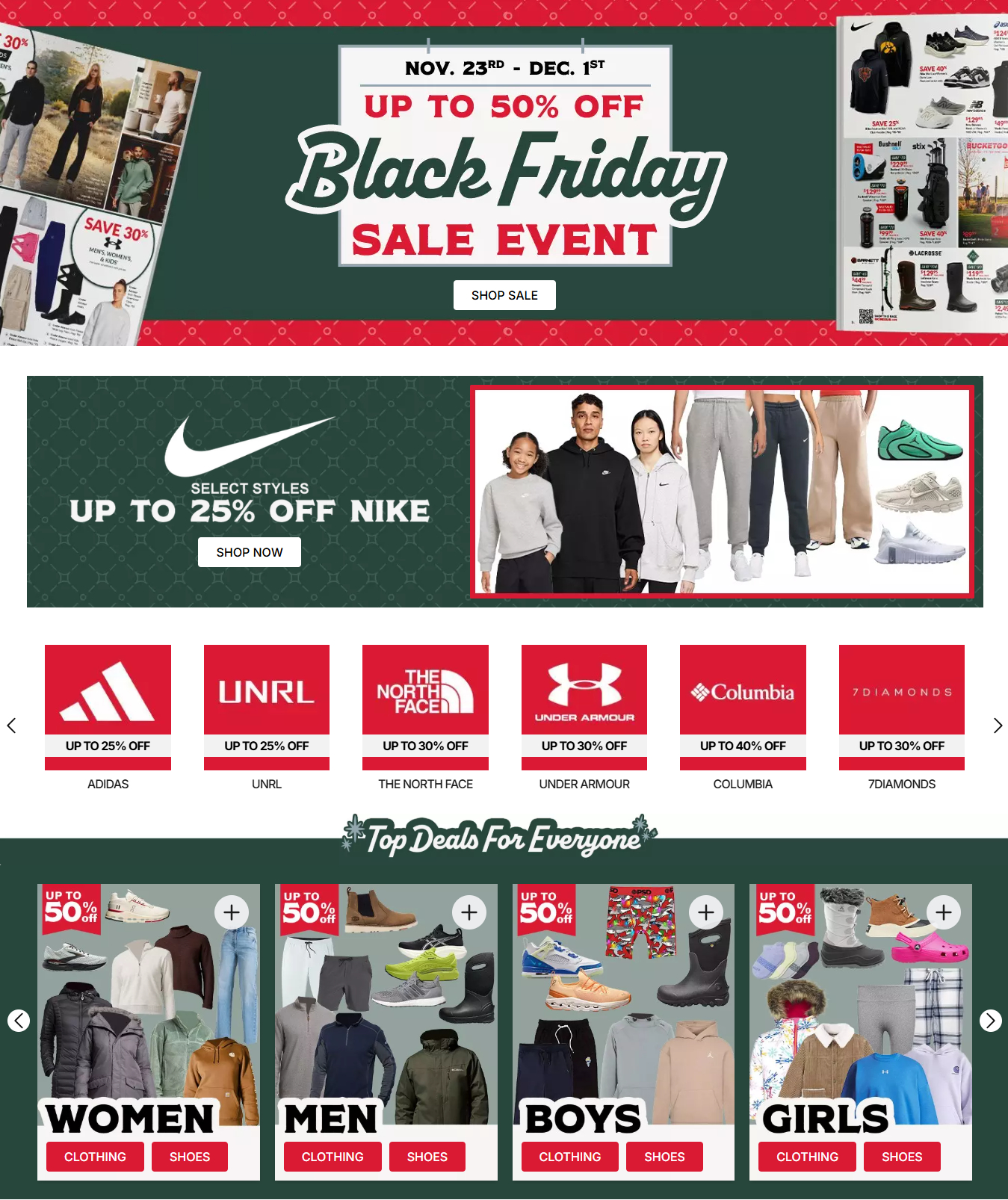 Scheels Black Friday Deals 2025