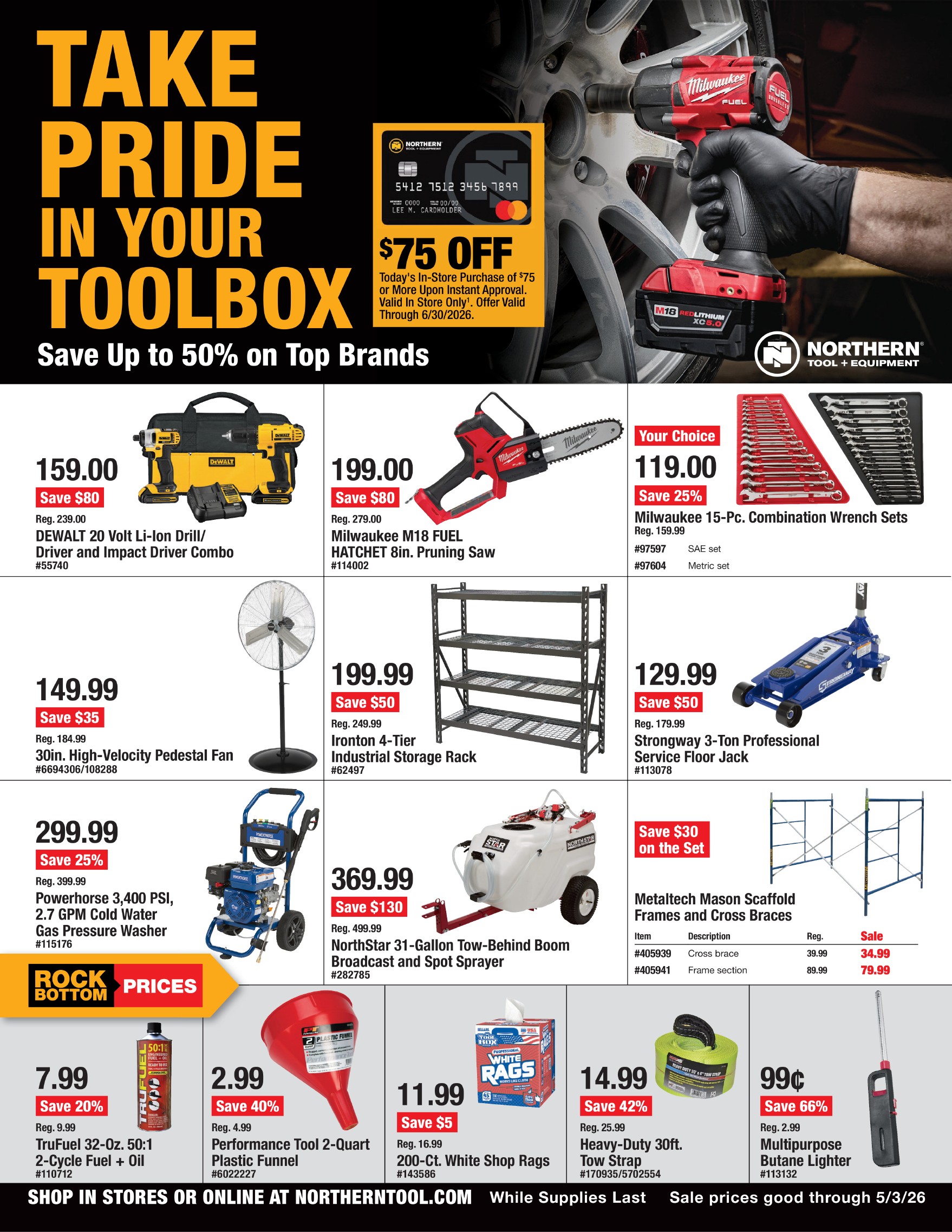 Northern Tool Deals