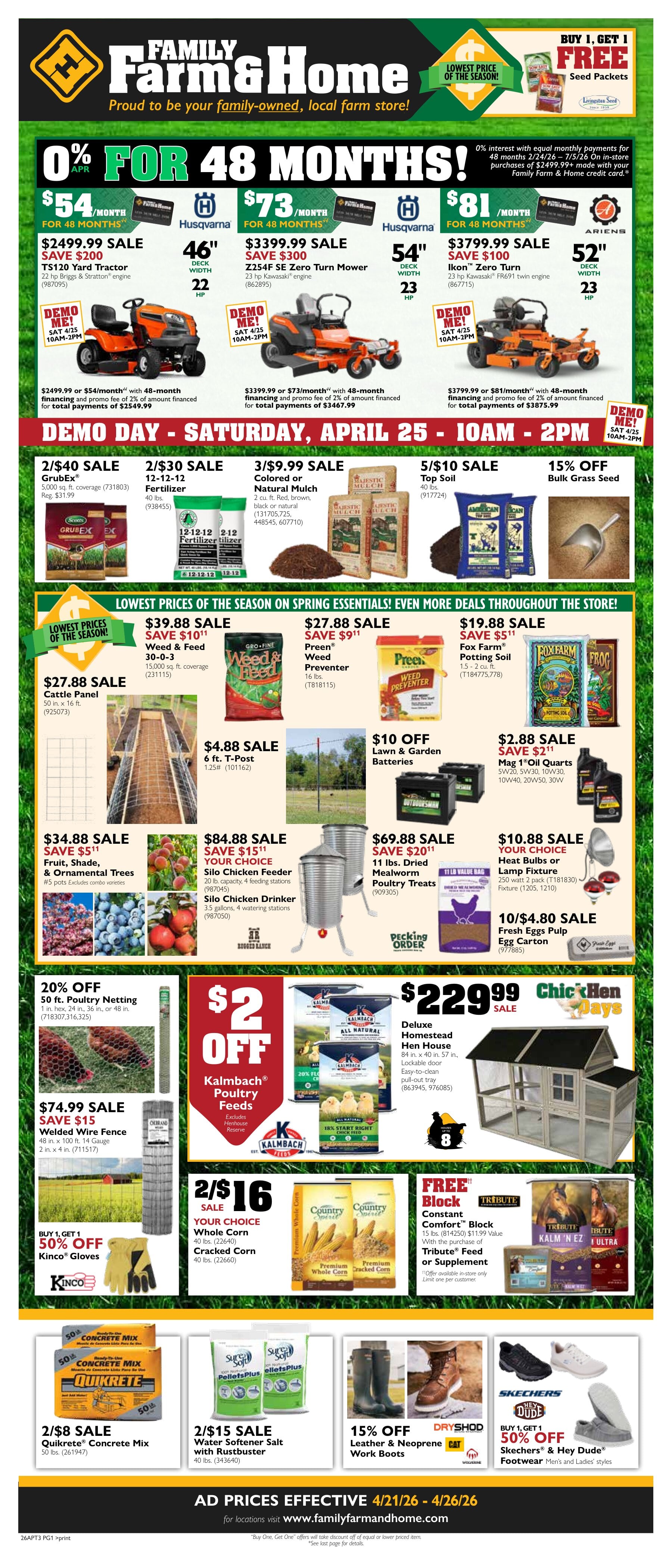 Family Farm & Home Weekly Circular