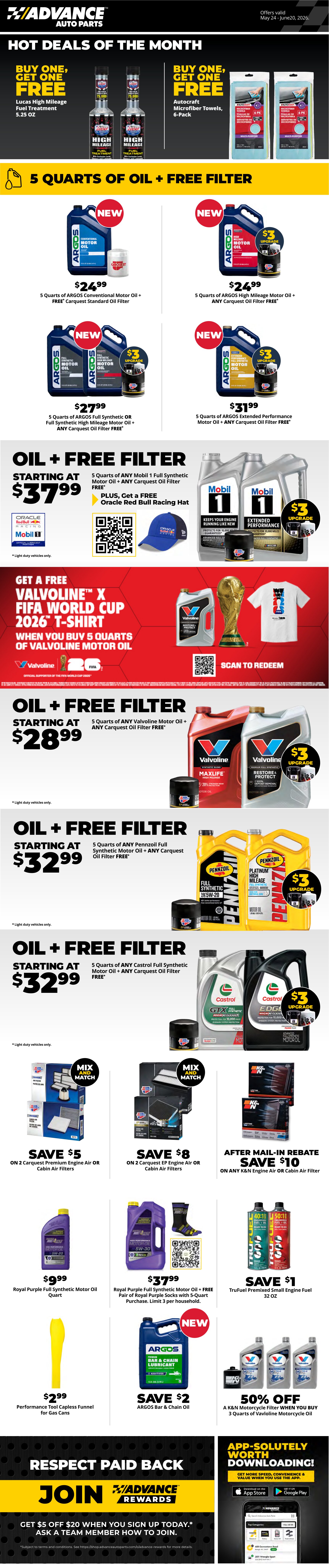Advance Auto Parts Weekly Ad