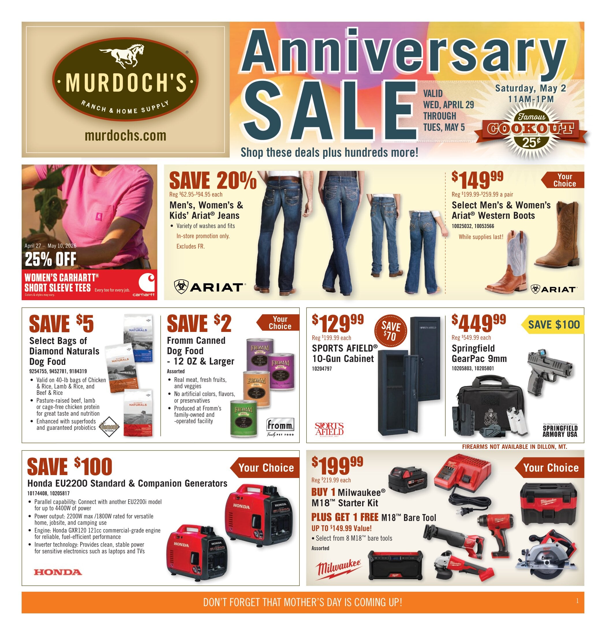 Murdoch’s Weekly Flyer