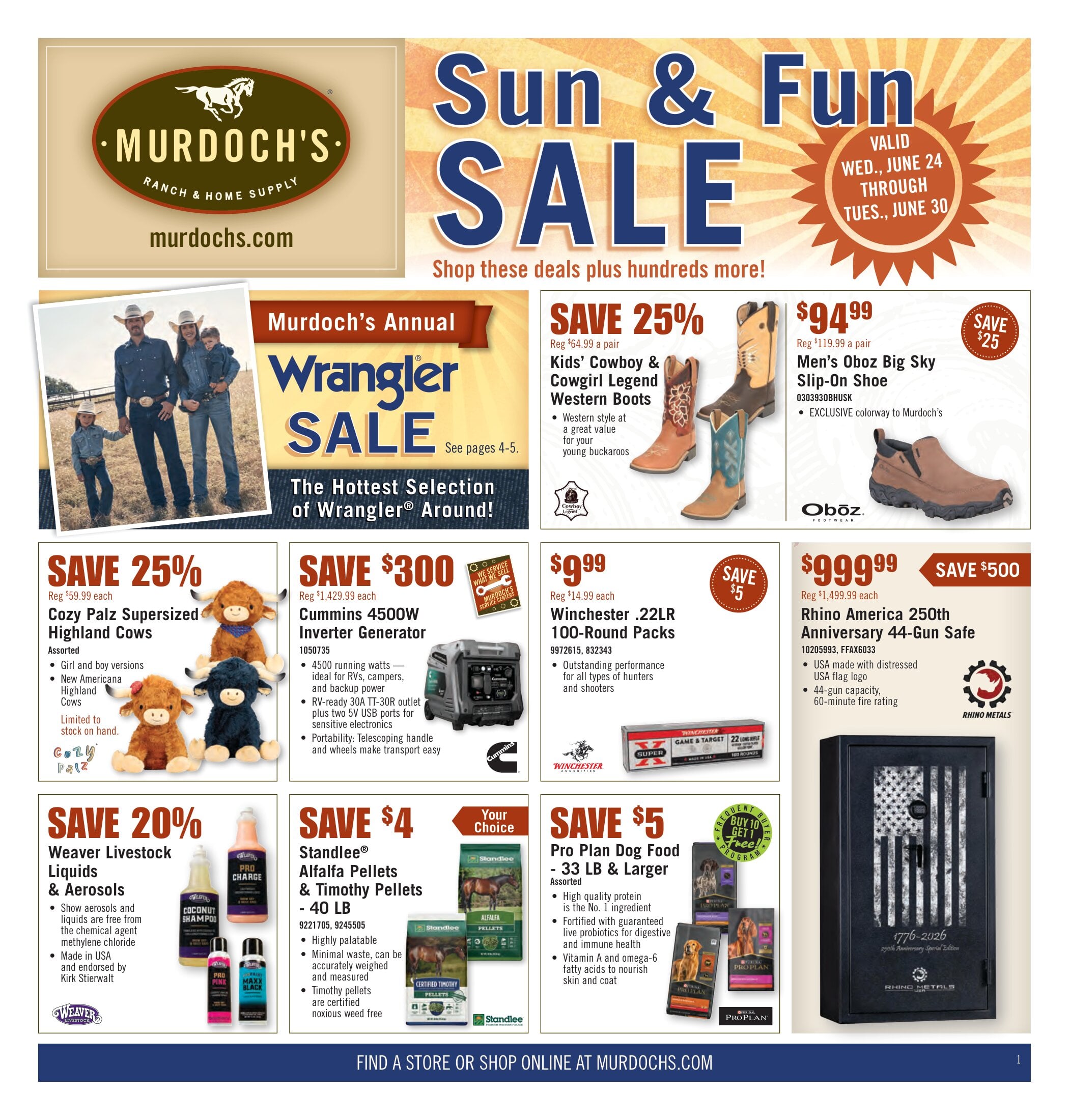 Murdoch’s Weekly Flyer
