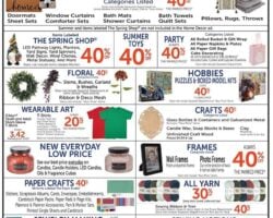 Hobby Lobby Ad Sale