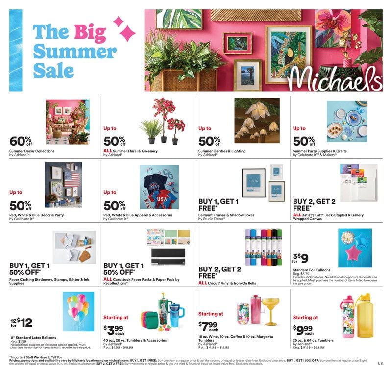Michaels Weekly Ad