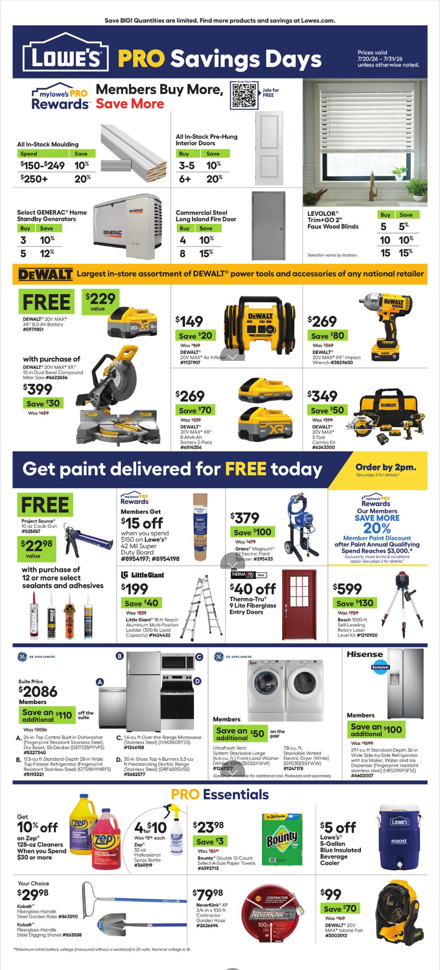 Lowe's Weekly Pro Ad