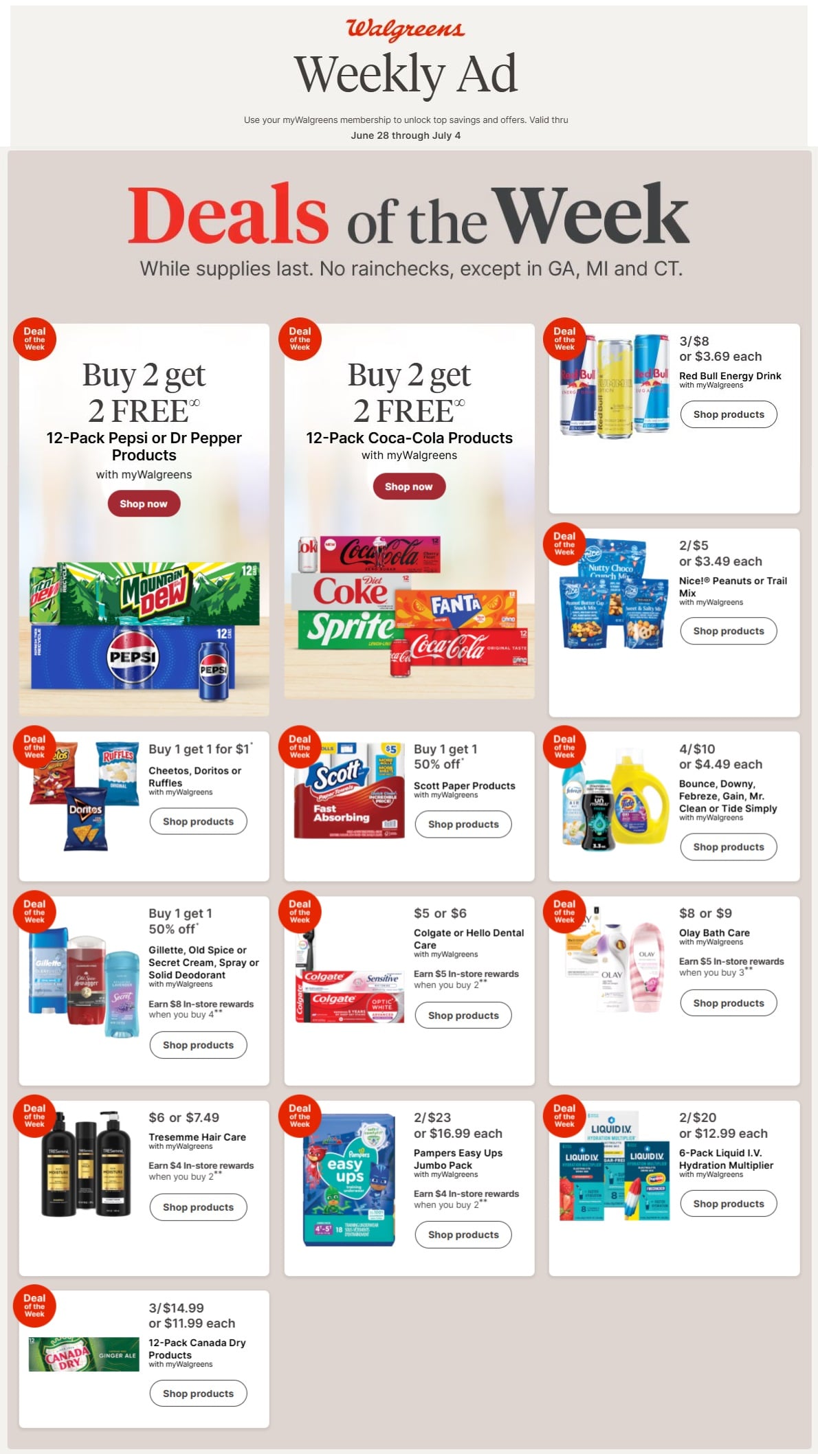 Walgreens Ad Sale