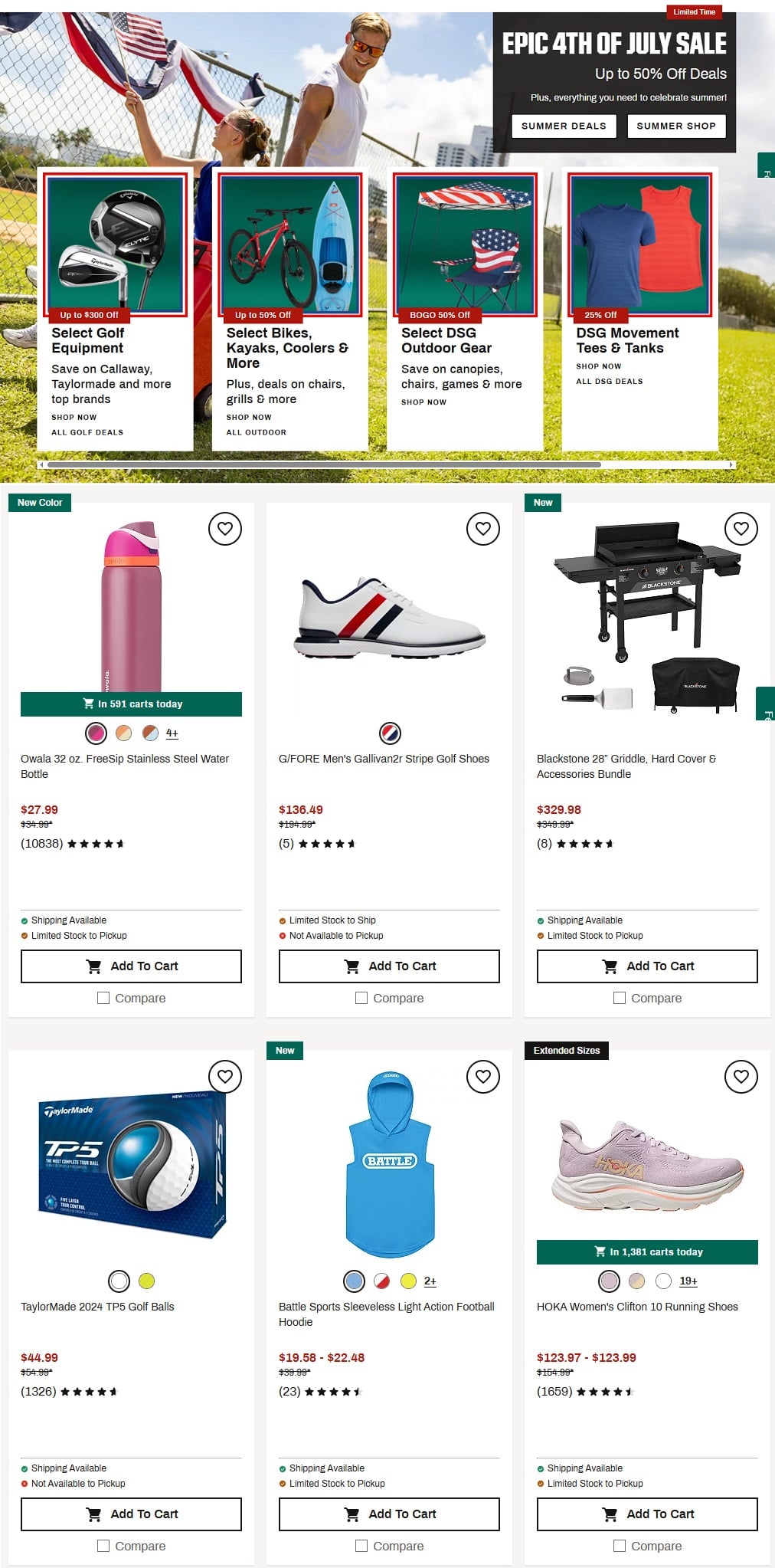 Dick’s Ad Sale