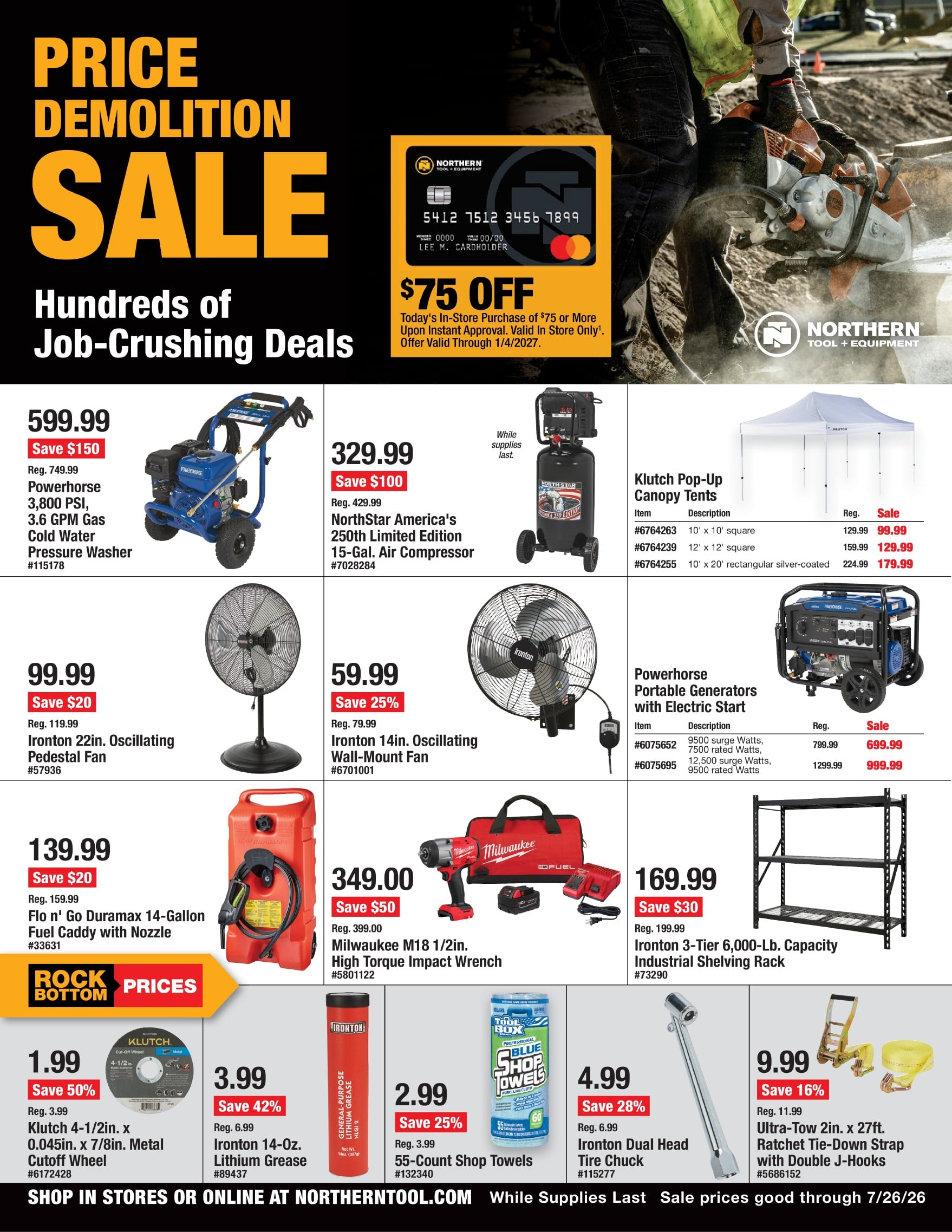 Northern Tool Deals