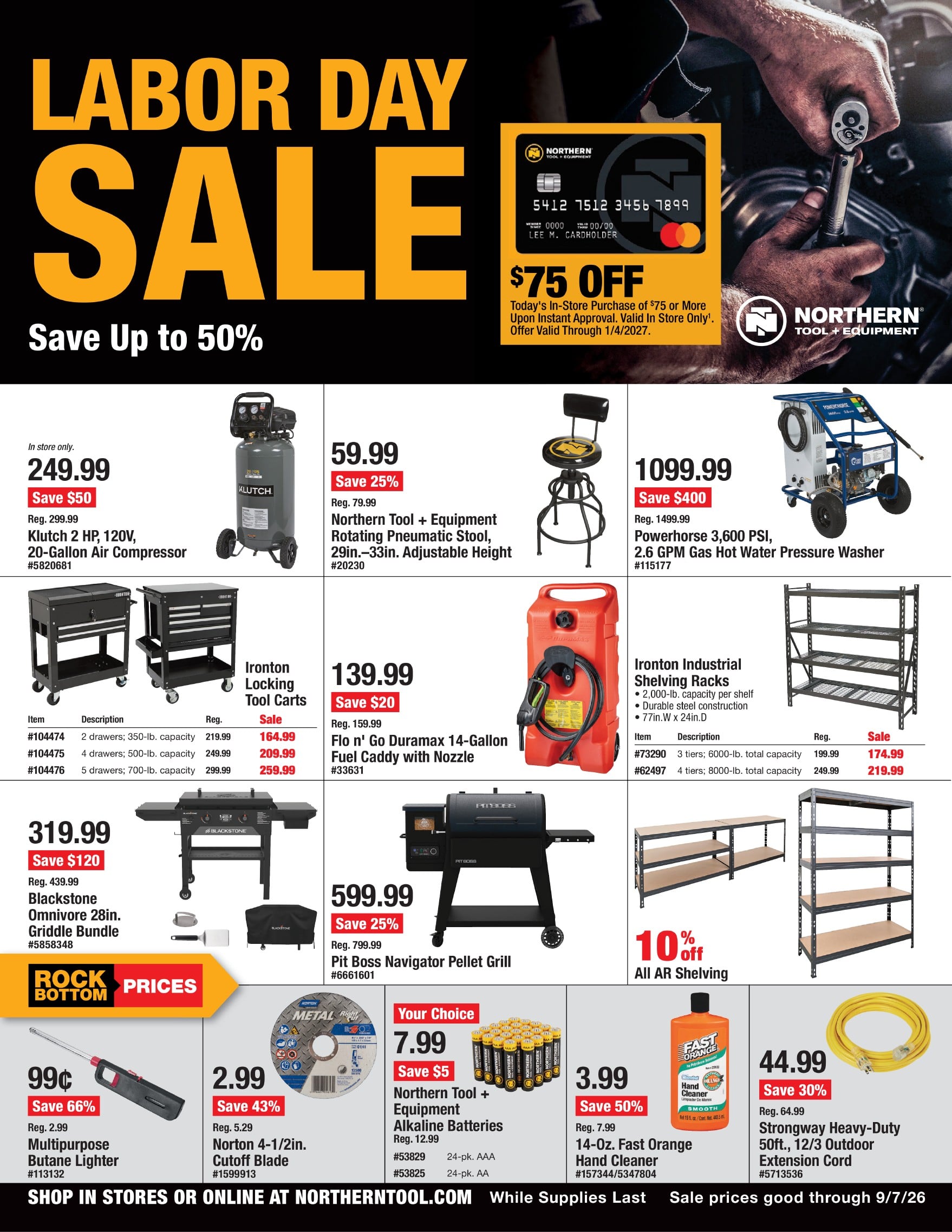 Northern Tool Deals