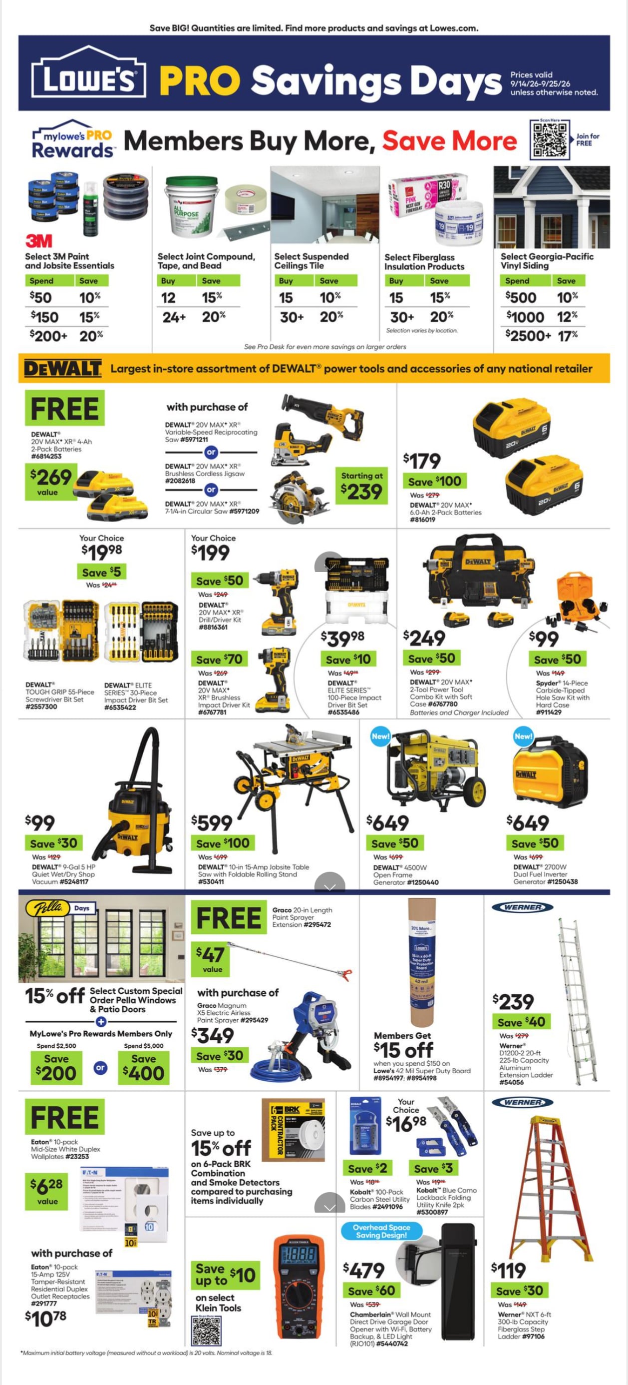 Lowe's Weekly Pro Ad