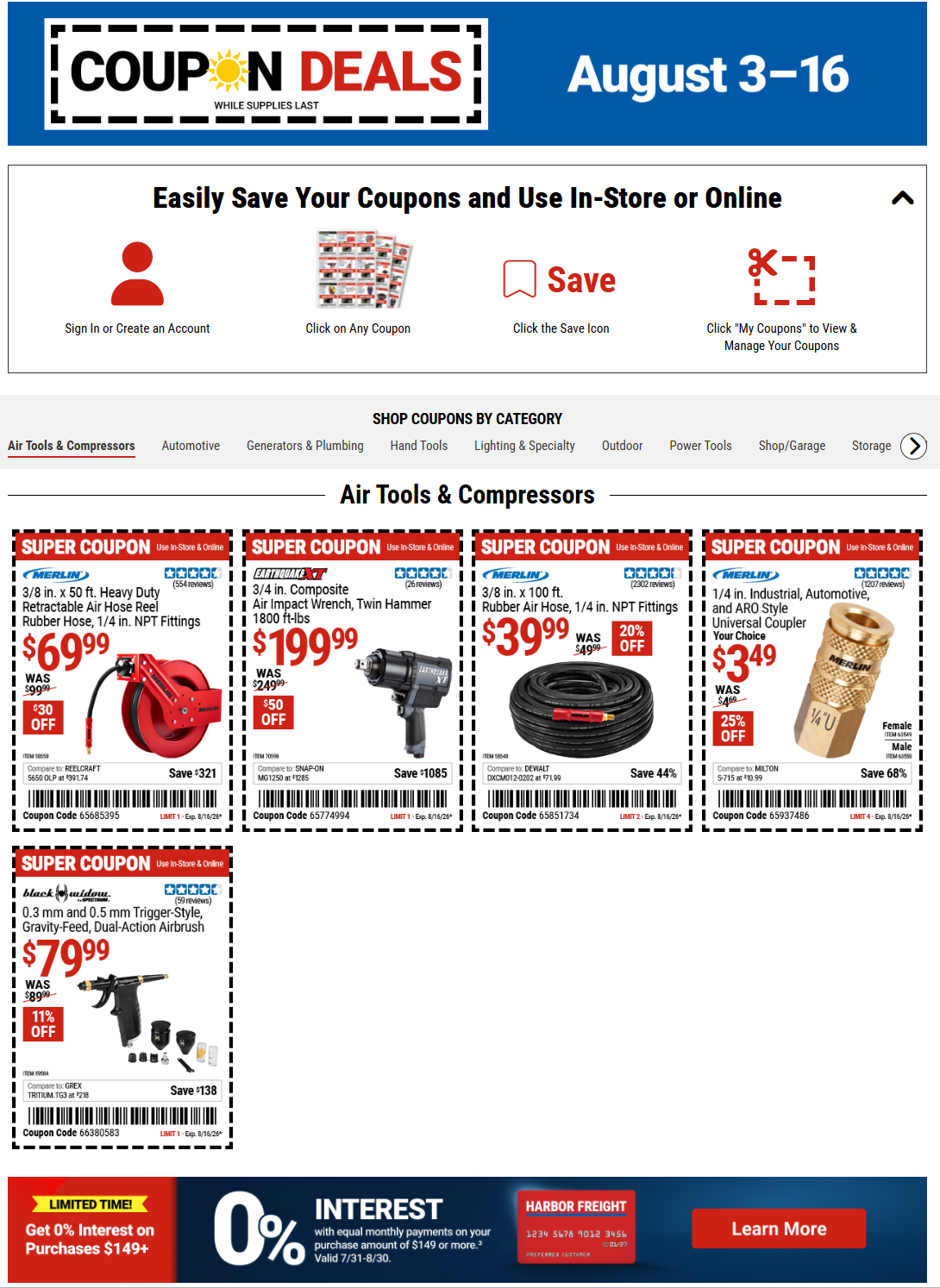Harbor Freight Ad