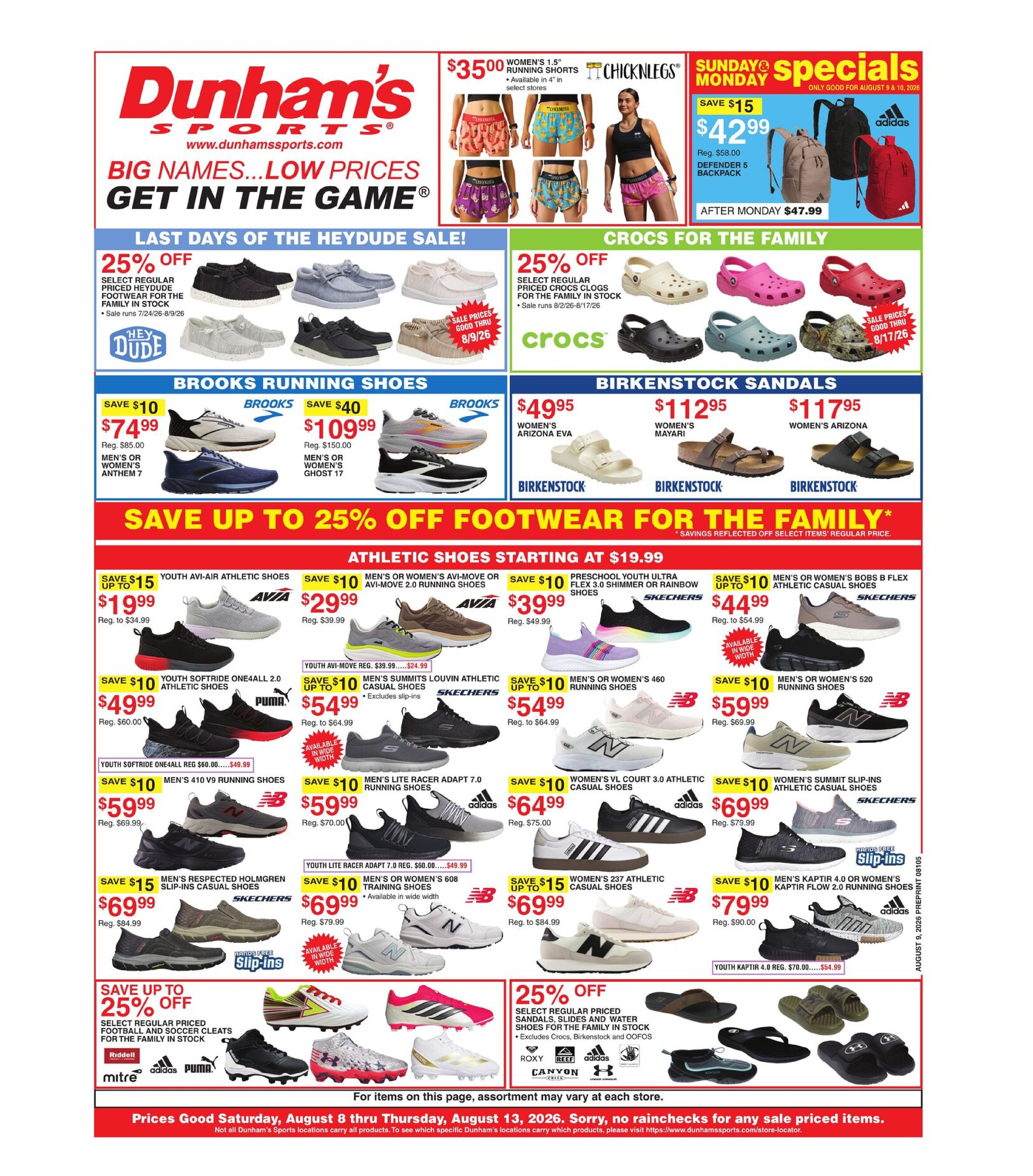 Dunham's Ad
