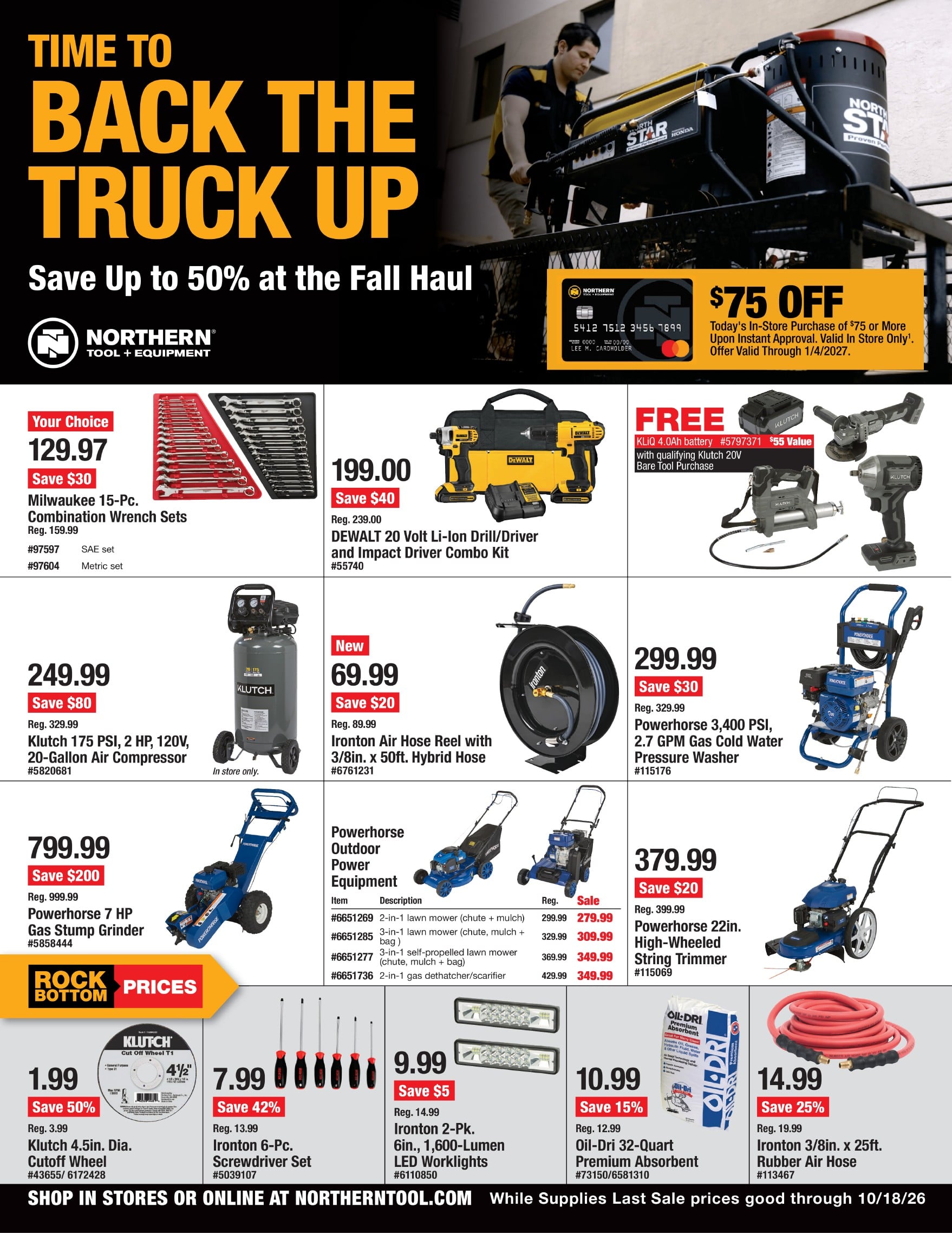 Northern Tool Deals