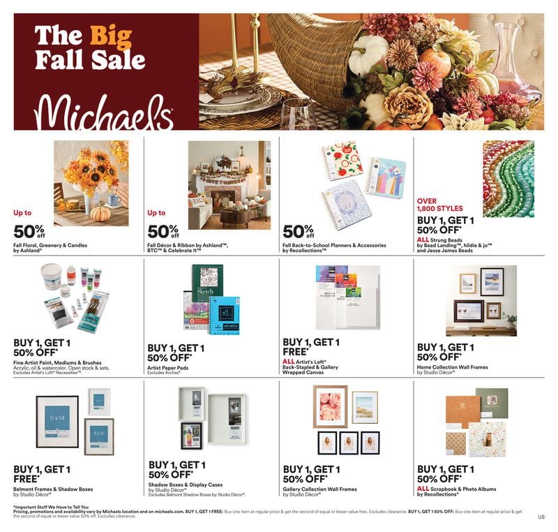 Michaels Weekly Ad