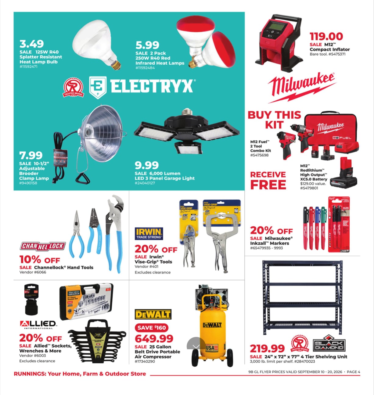 Tahei Rakei Runnings Weekly Flyer September 10 - September 20, 2026. Rake In The Deals!