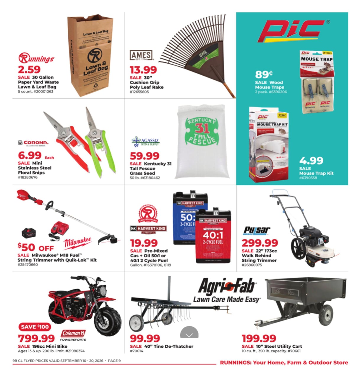 Tahei Rakei Runnings Weekly Flyer September 10 - September 20, 2026. Rake In The Deals!