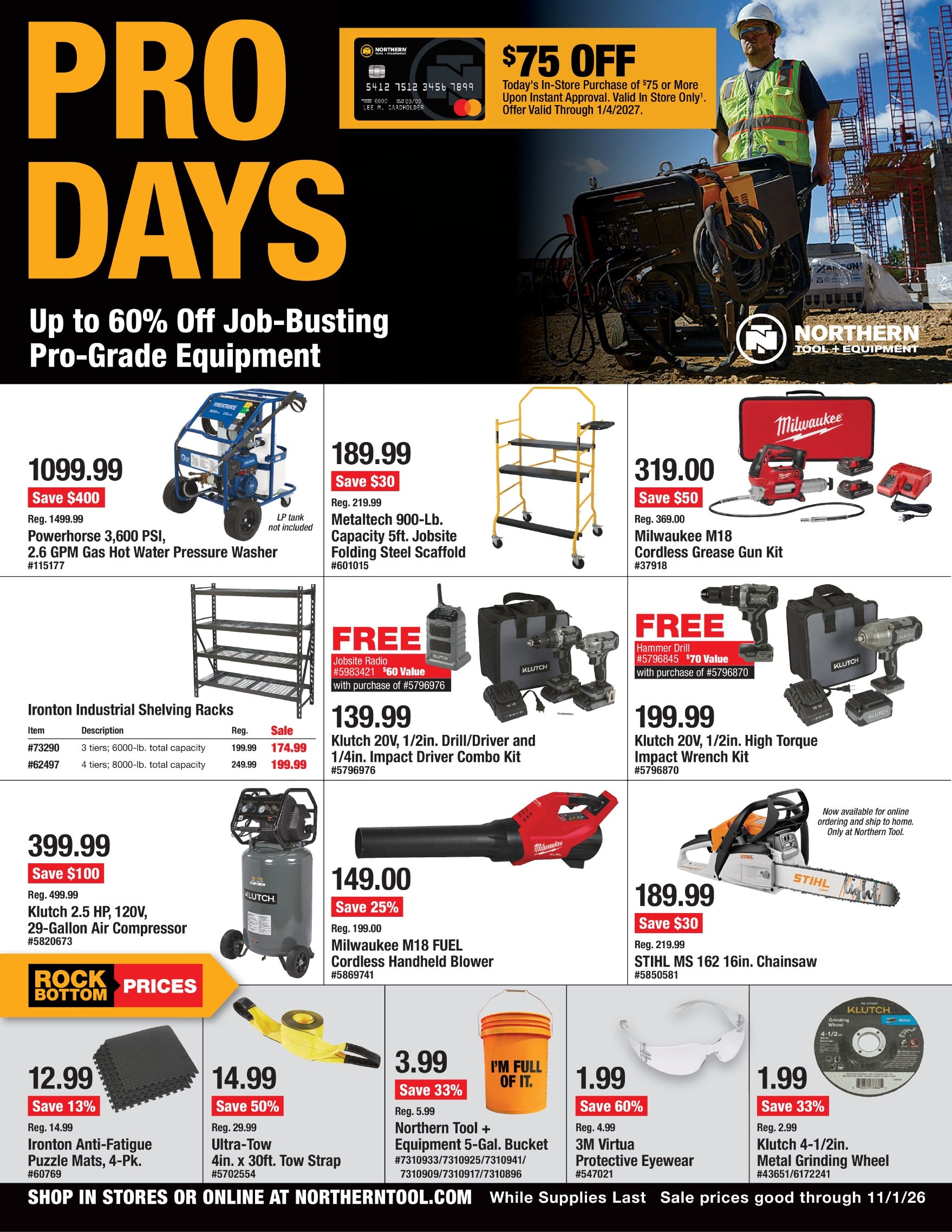 Northern Tool Deals